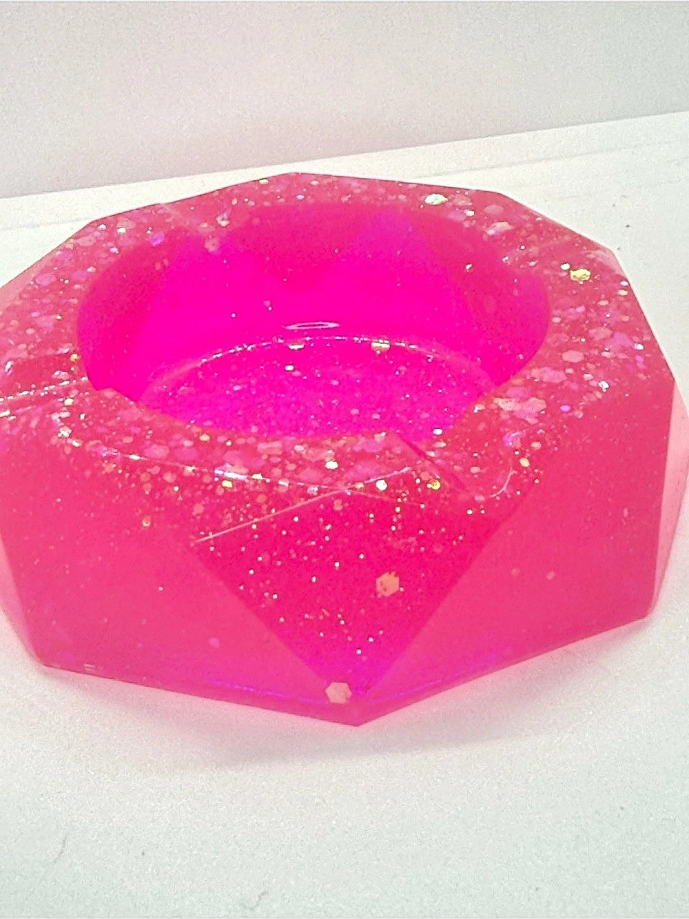 Pink Glitter Decor Bowl